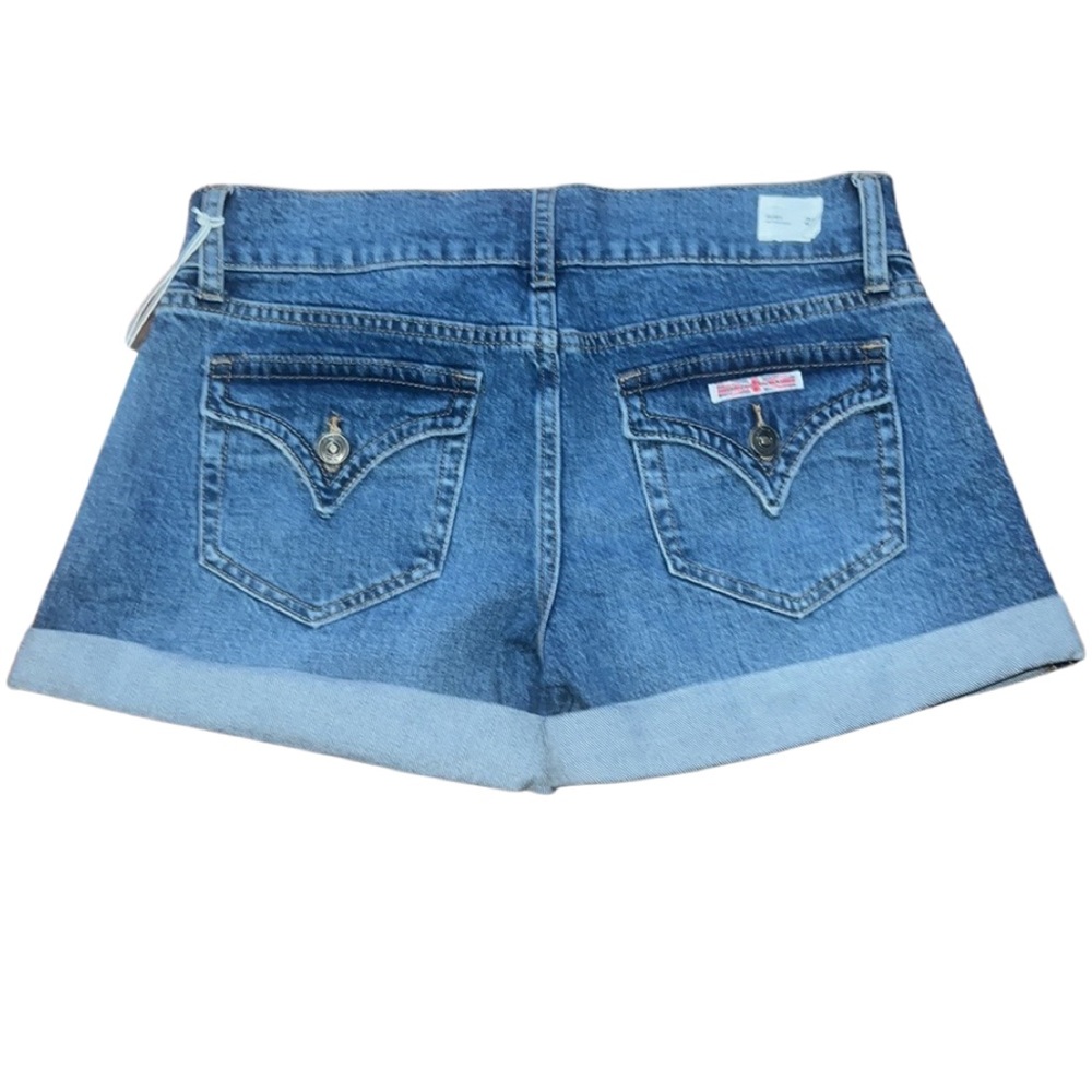 HUDSON JEANS Ruby Cuffed Mid-Thigh Denim Shorts  sz 28